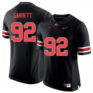 NCAA Ohio State Buckeyes Men's #92 Haskell Garrett Blackout Nike Football College Jersey BHF3145BU